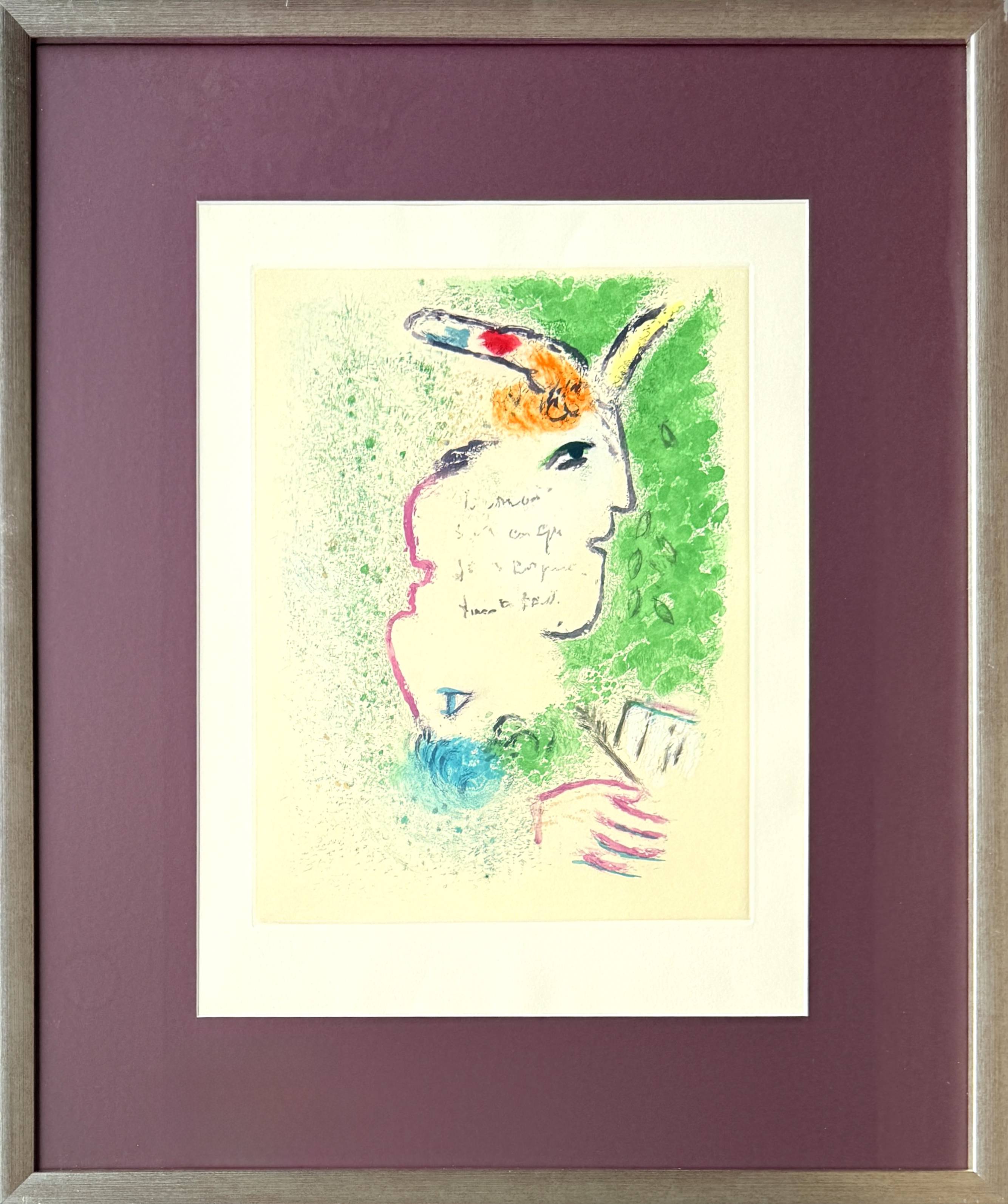 De Mauvais Sujets – Planche III by Marc Chagall