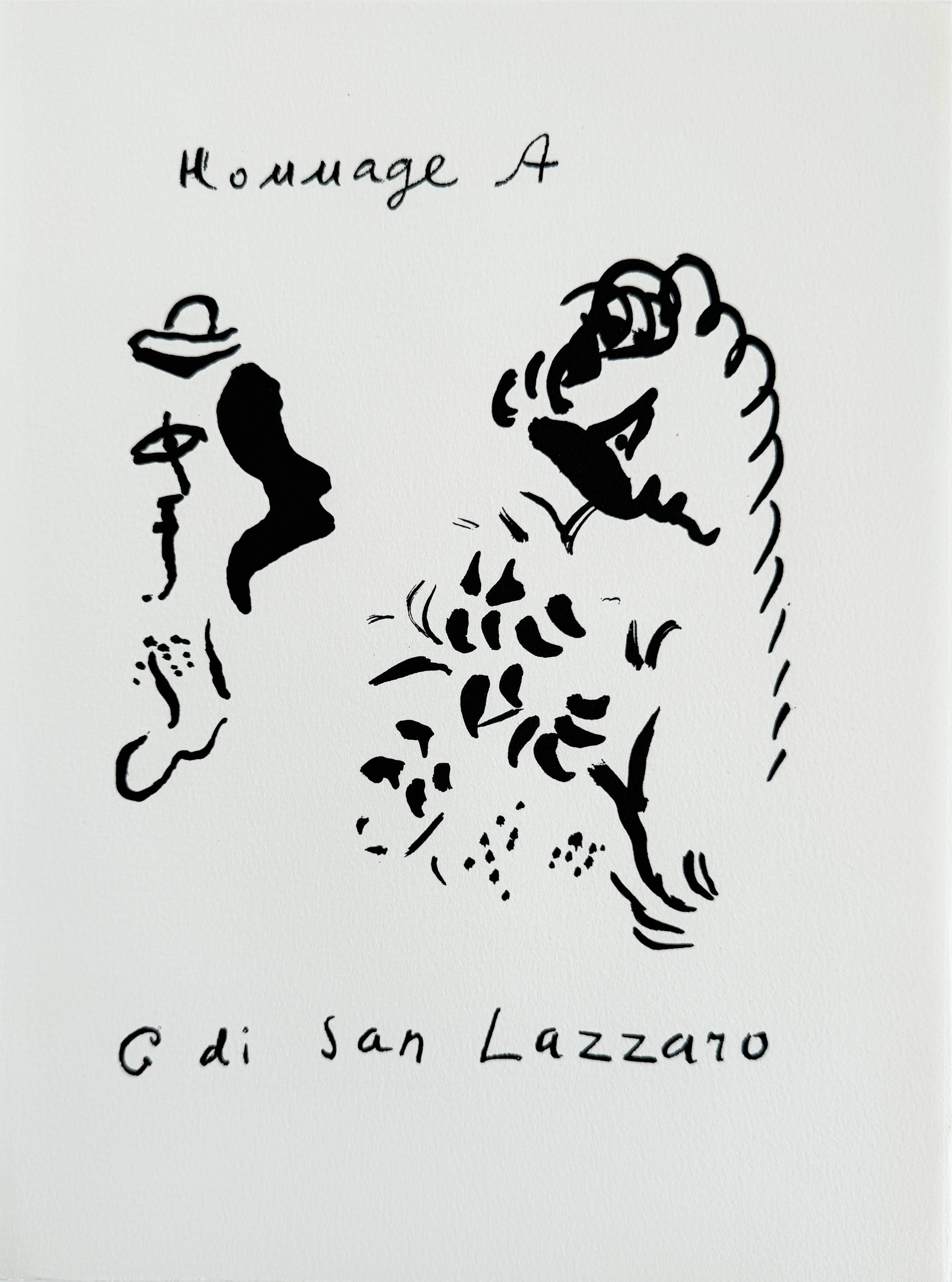 Hommage à San Lazzaro by Marc Chagall