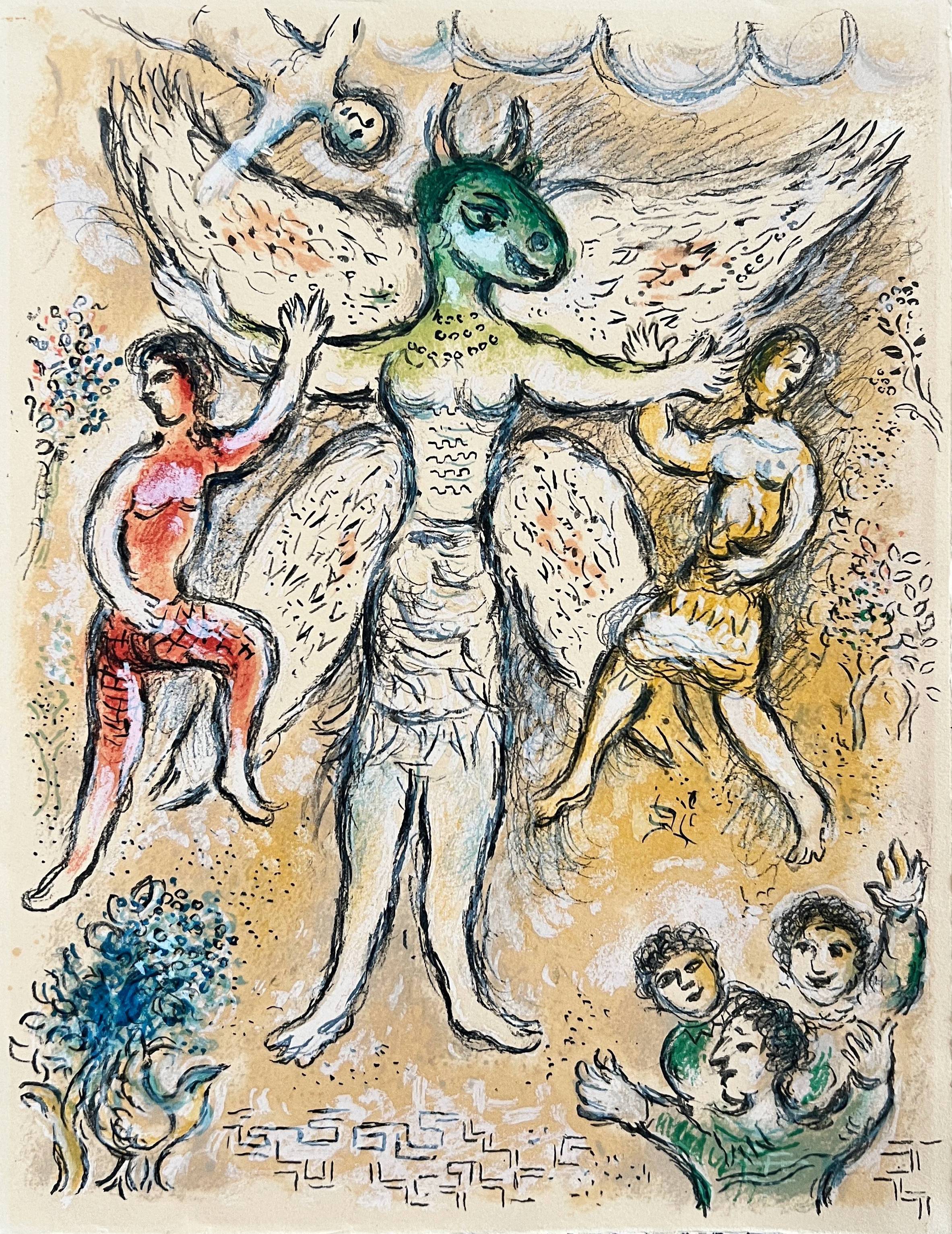 Marc Chagall – L’Odyssée, Planche XLI by Marc Chagall
