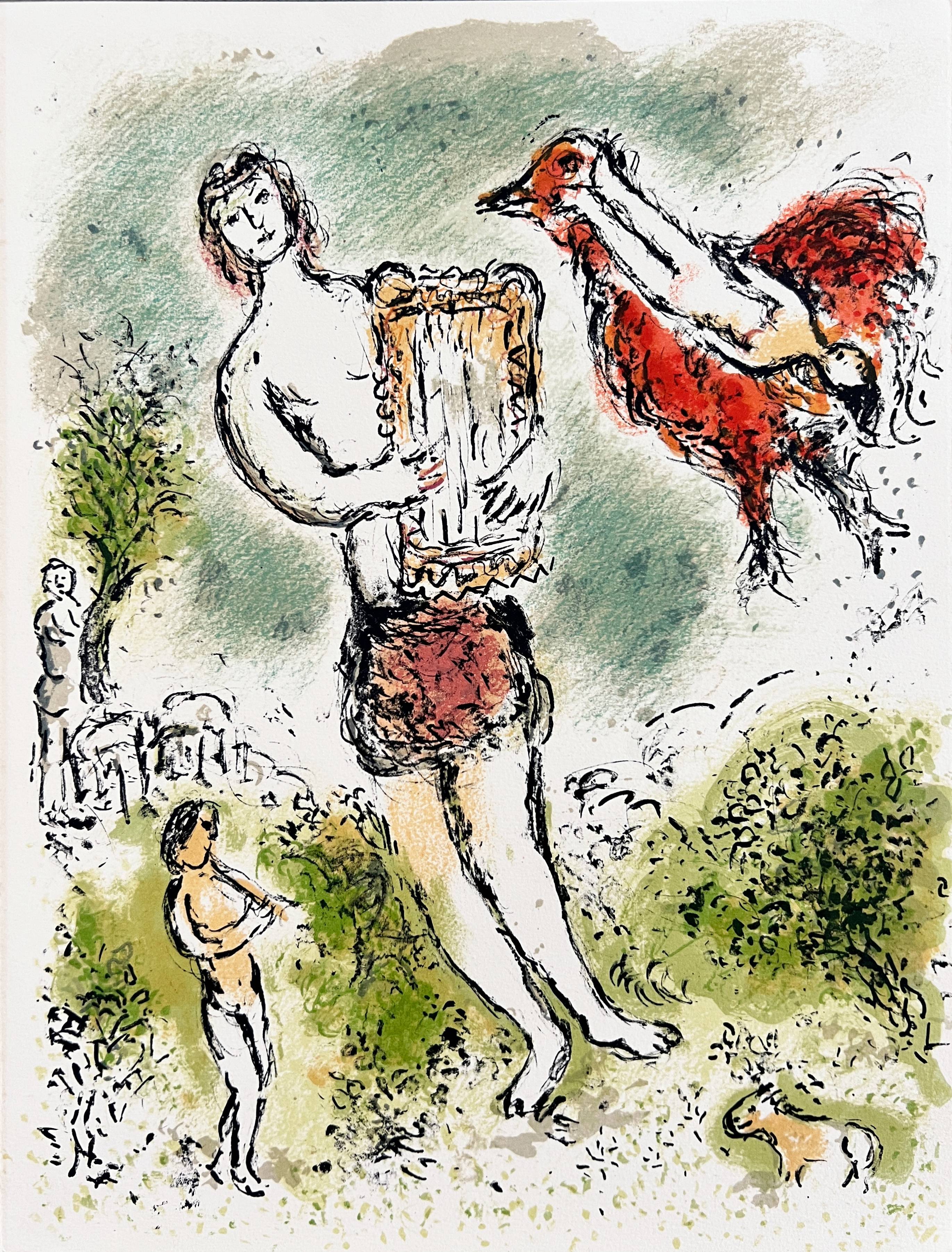 Marc Chagall – L’Odyssée, Planche XXXIV by Marc Chagall
