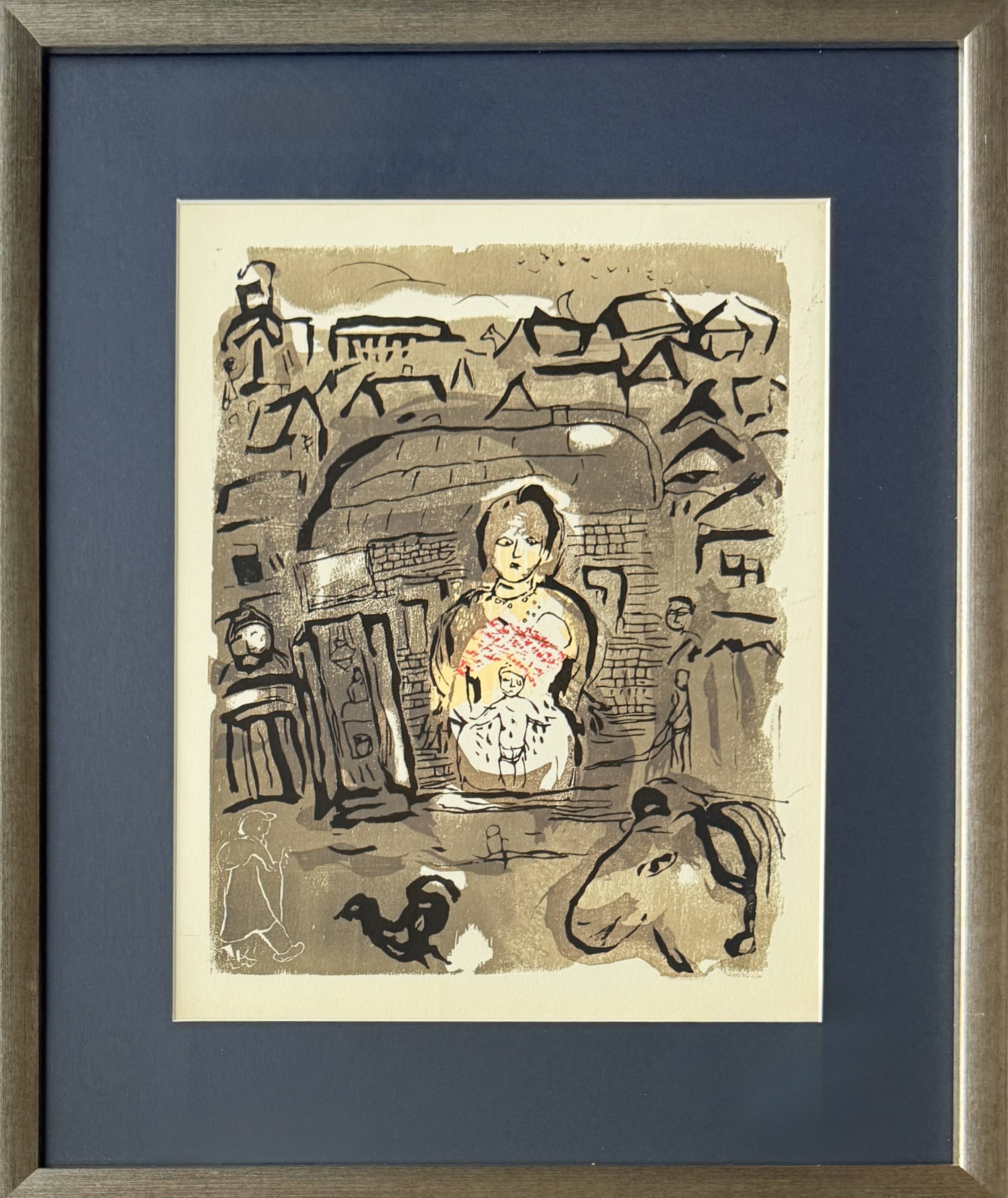 Poèmes, Planche VIII by Marc Chagall