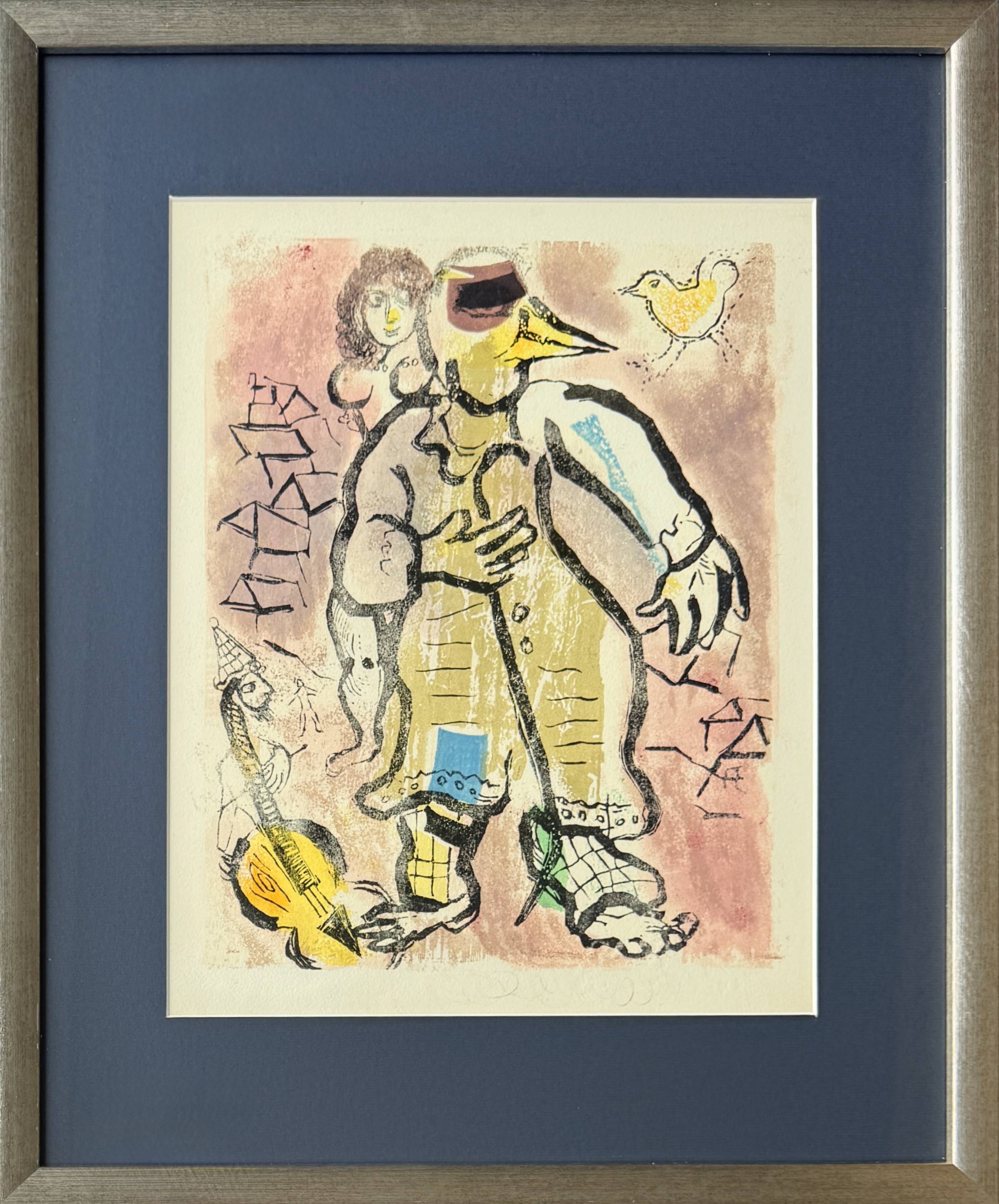 Poèmes, Planche XX by Marc Chagall