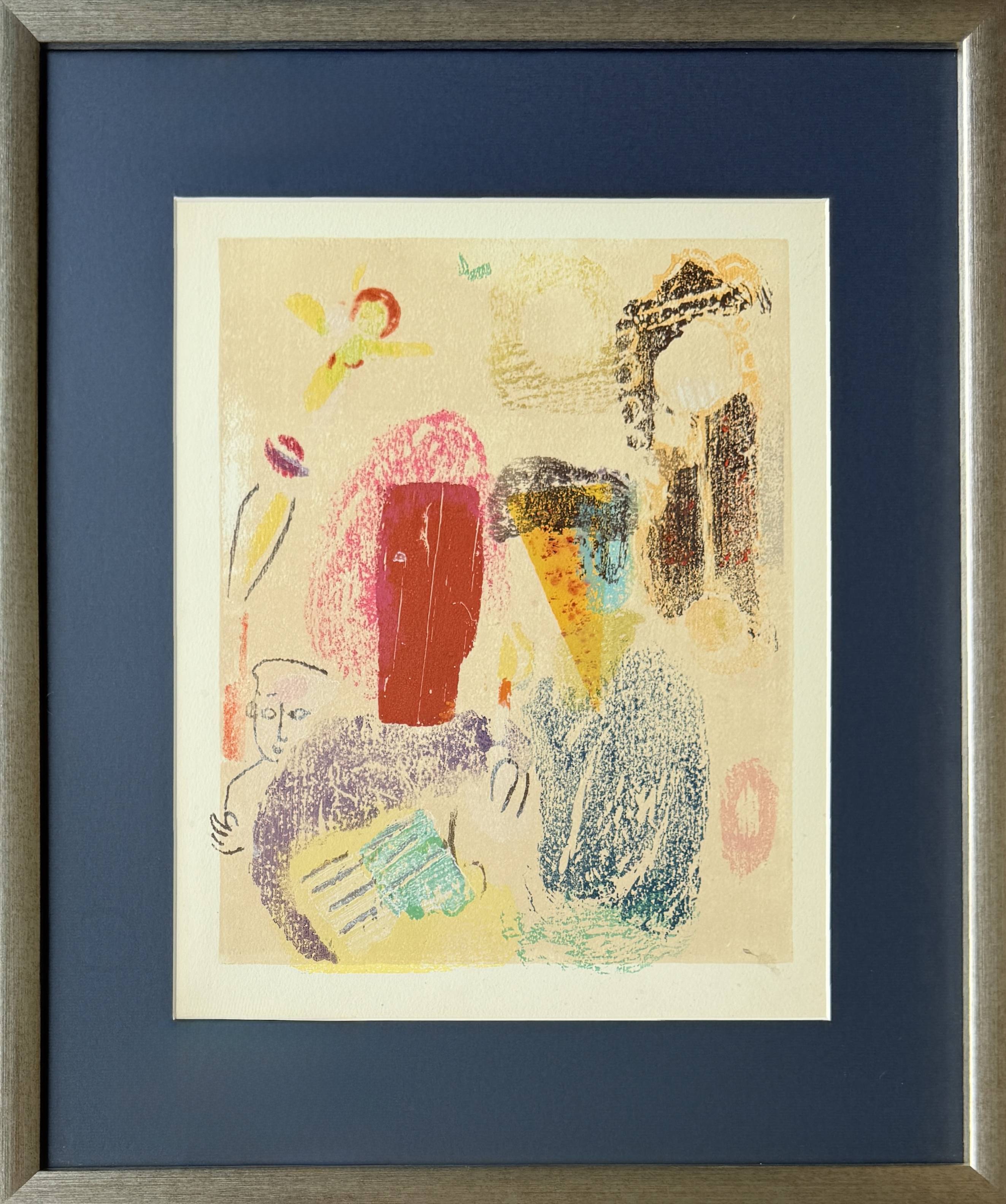 Poèmes, Planche XXII (trial proof) by Marc Chagall