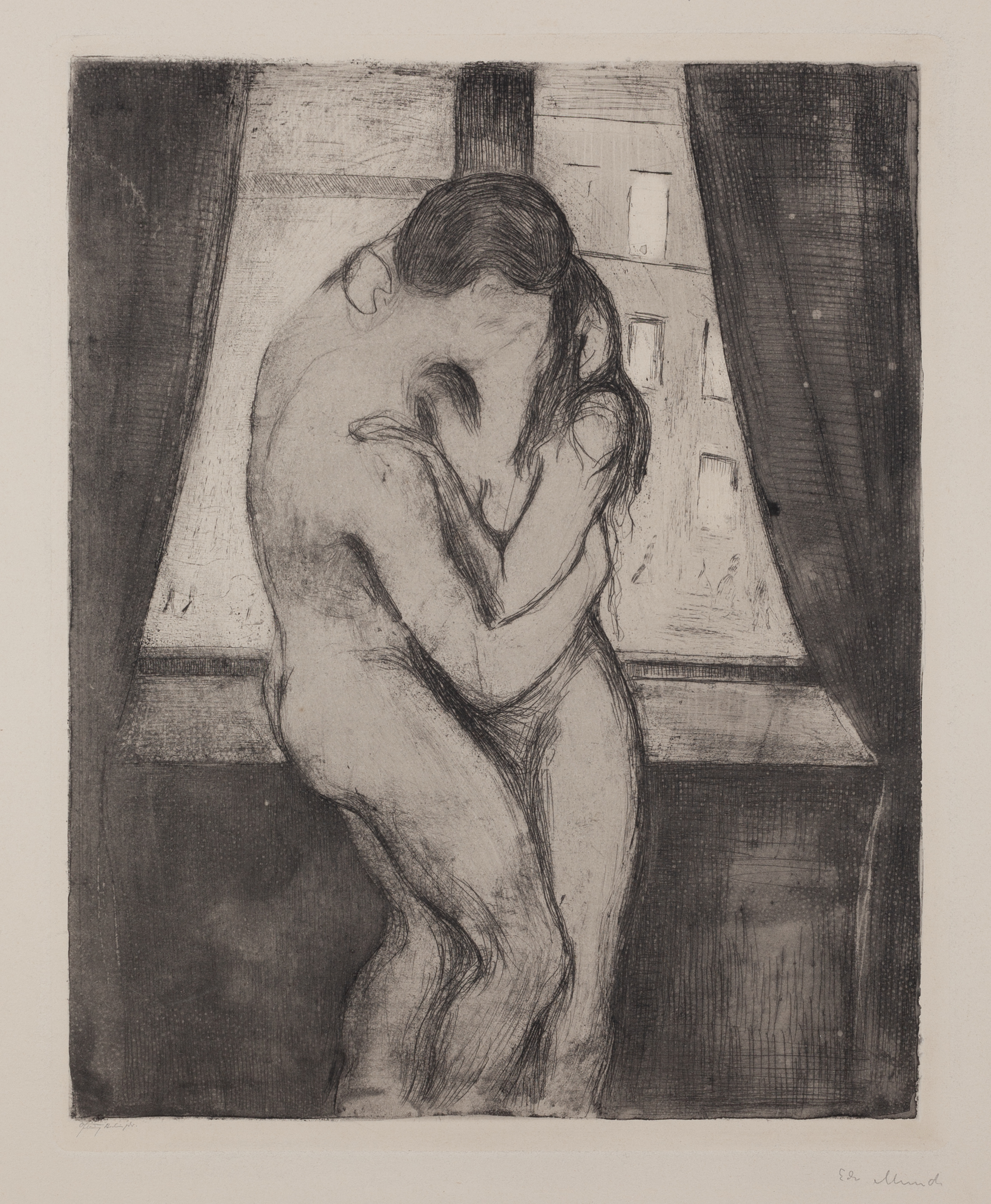 Der Kuss by Edvard Munch