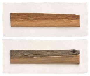 New Wood, Old Wood by Ed Ruscha at Mixografia