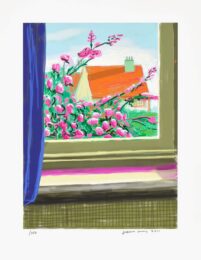 No 778 iPad Drawing from My Window by David Hockney at Clifton Gallery