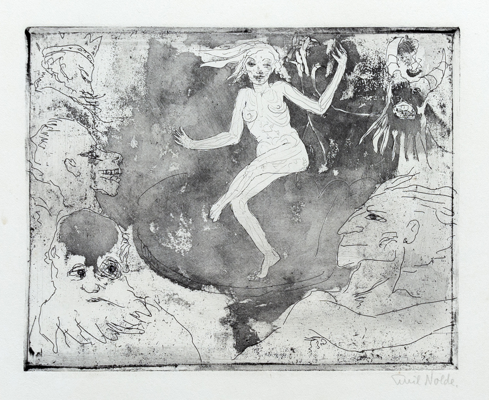 Tod als Tänzerin by Emil Nolde