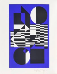 OB-Bleu by Victor Vasarely at Epicentrum Art Gallery