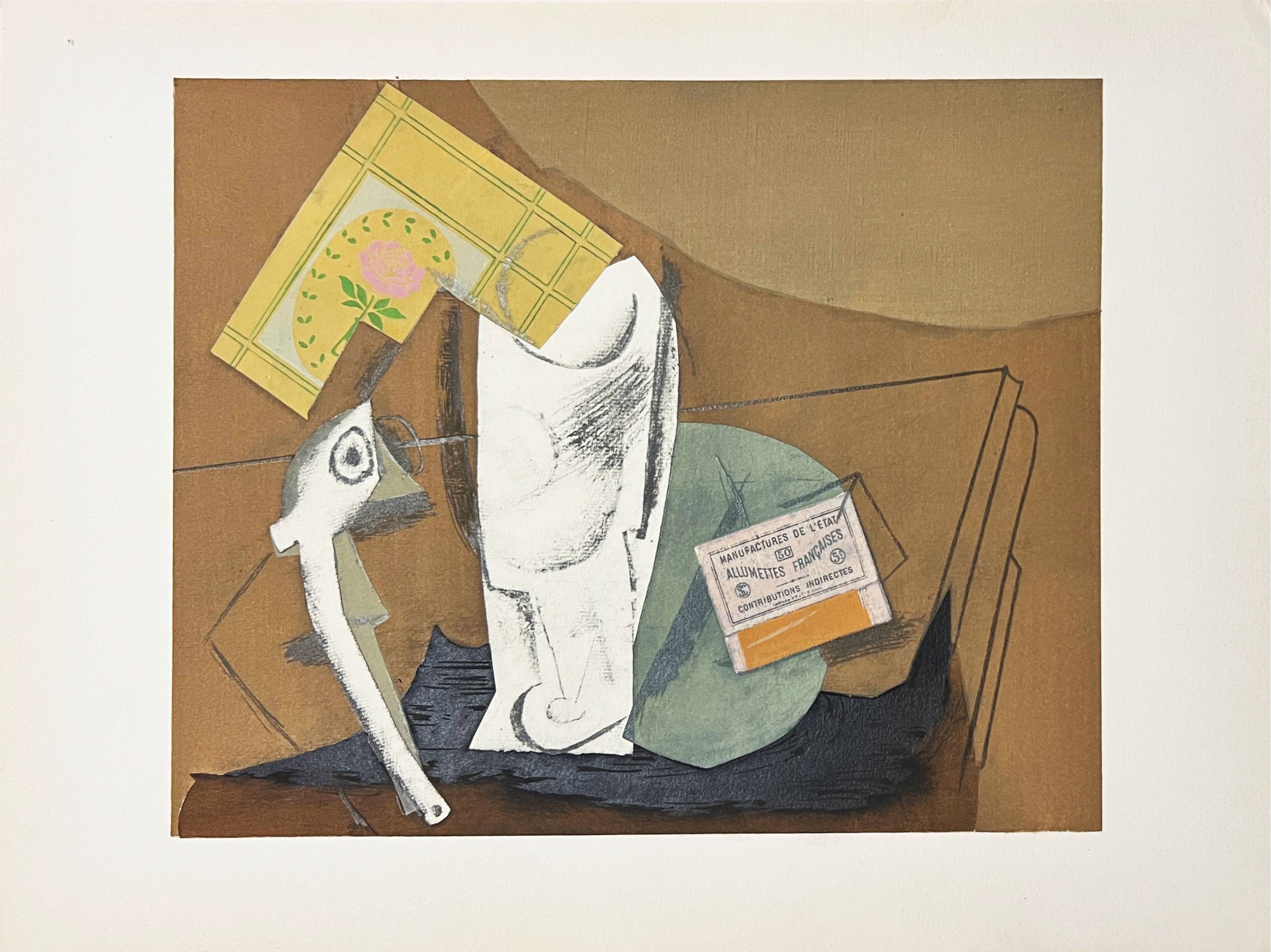 Nature morte à la pipe by Pablo Picasso