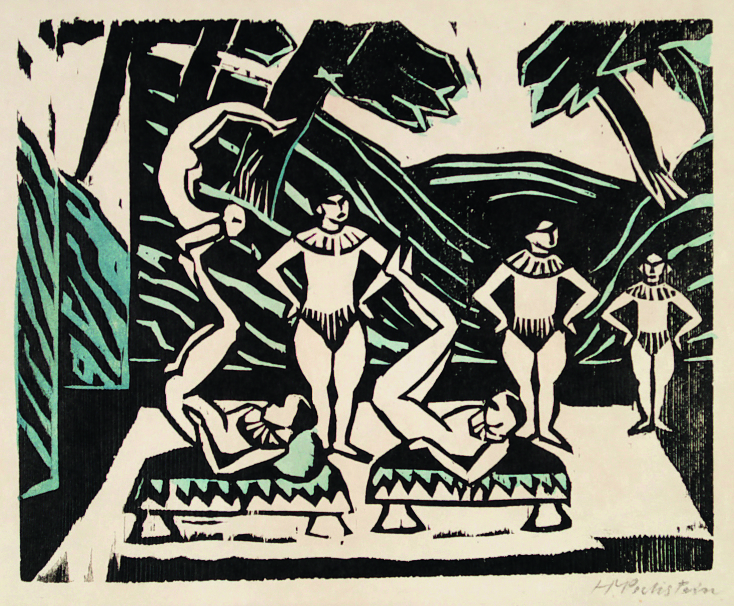 Akrobaten by Max Pechstein