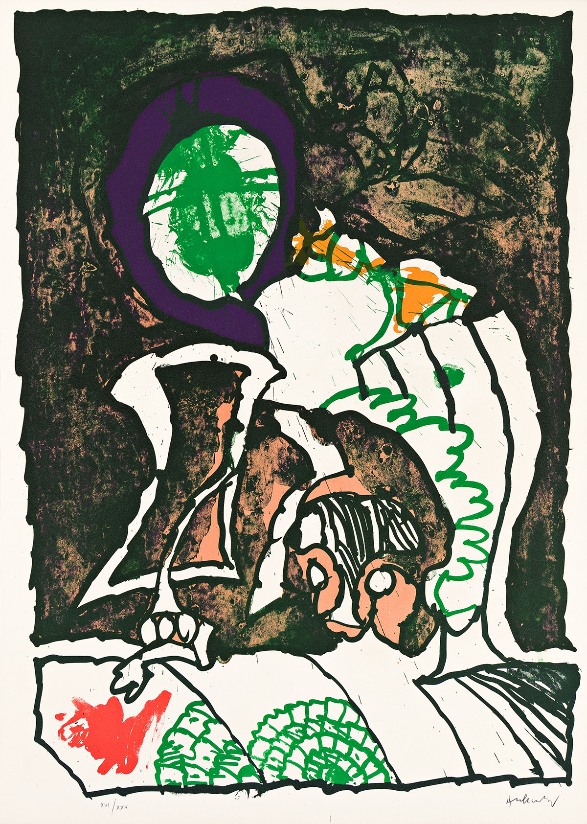 Gnomes et Gnose by Pierre Alechinsky
