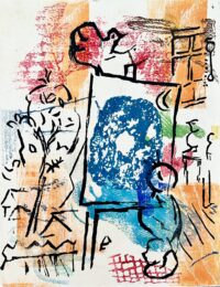Poèmes, Planche II (trial proof) by Marc Chagall at Epicentrum Art Gallery