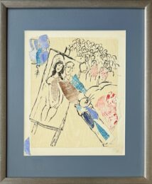 Poèmes, Planche XXI (collage enhanced) by Marc Chagall at Epicentrum Art Gallery