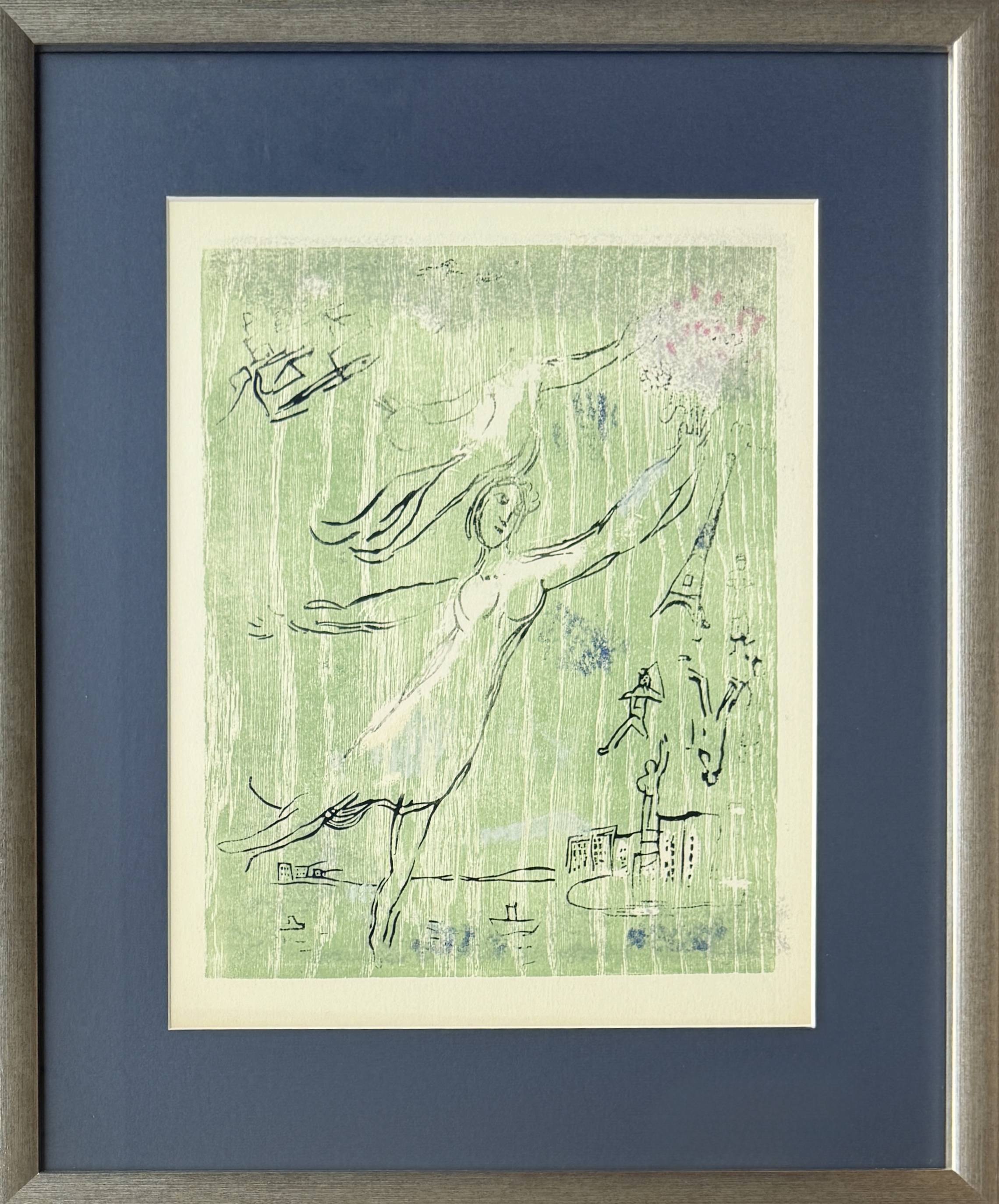 Poèmes, Planche IX (trial proof) by Marc Chagall