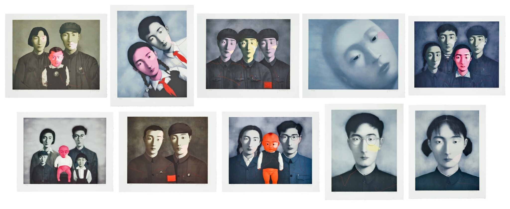 Bloodline by Zhang Xiaogang