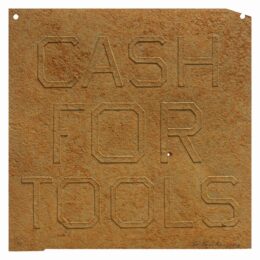 Rusty Signs: Cash for Tools 1 by Ed Ruscha at Mixografia