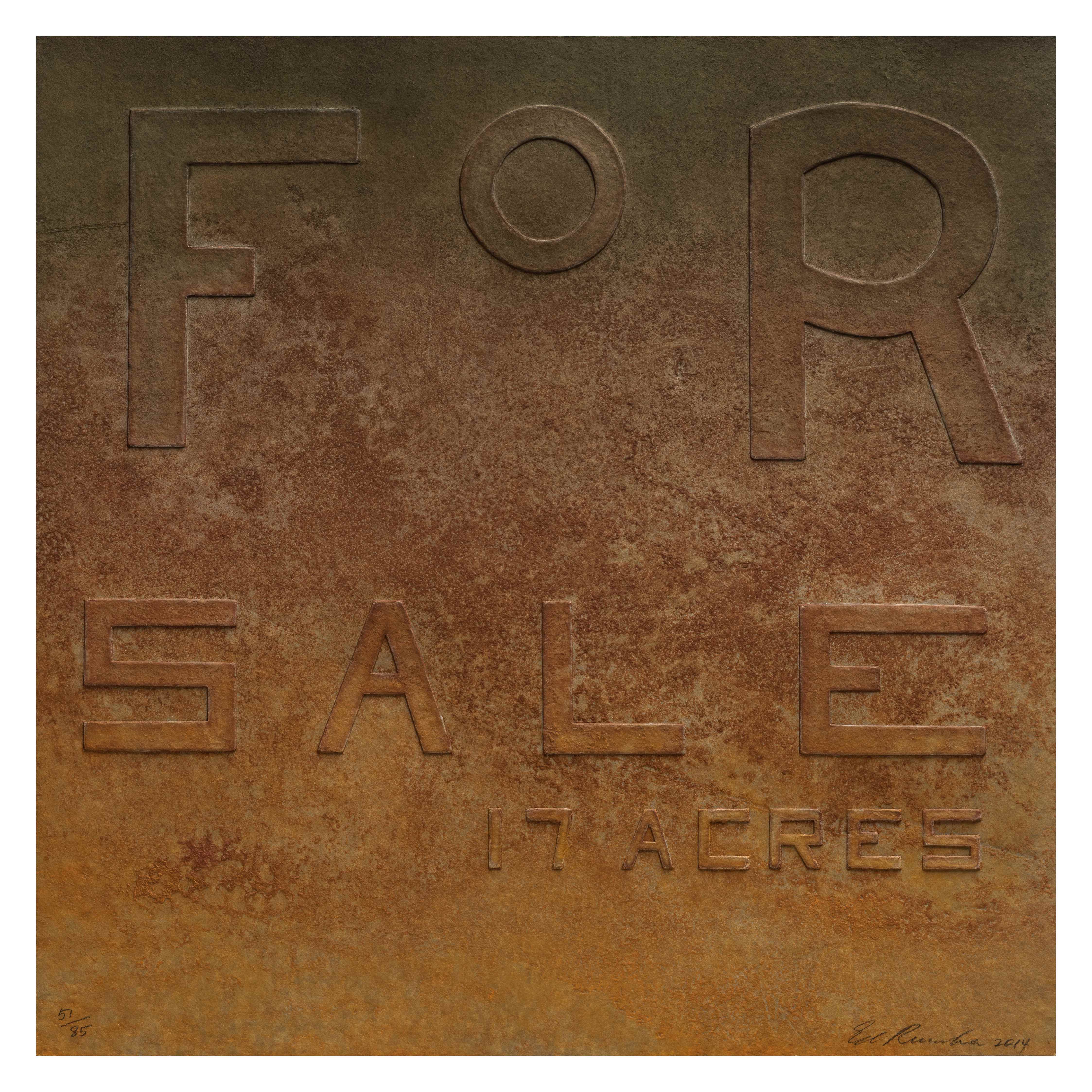 Rusty Signs: For Sale by Ed Ruscha