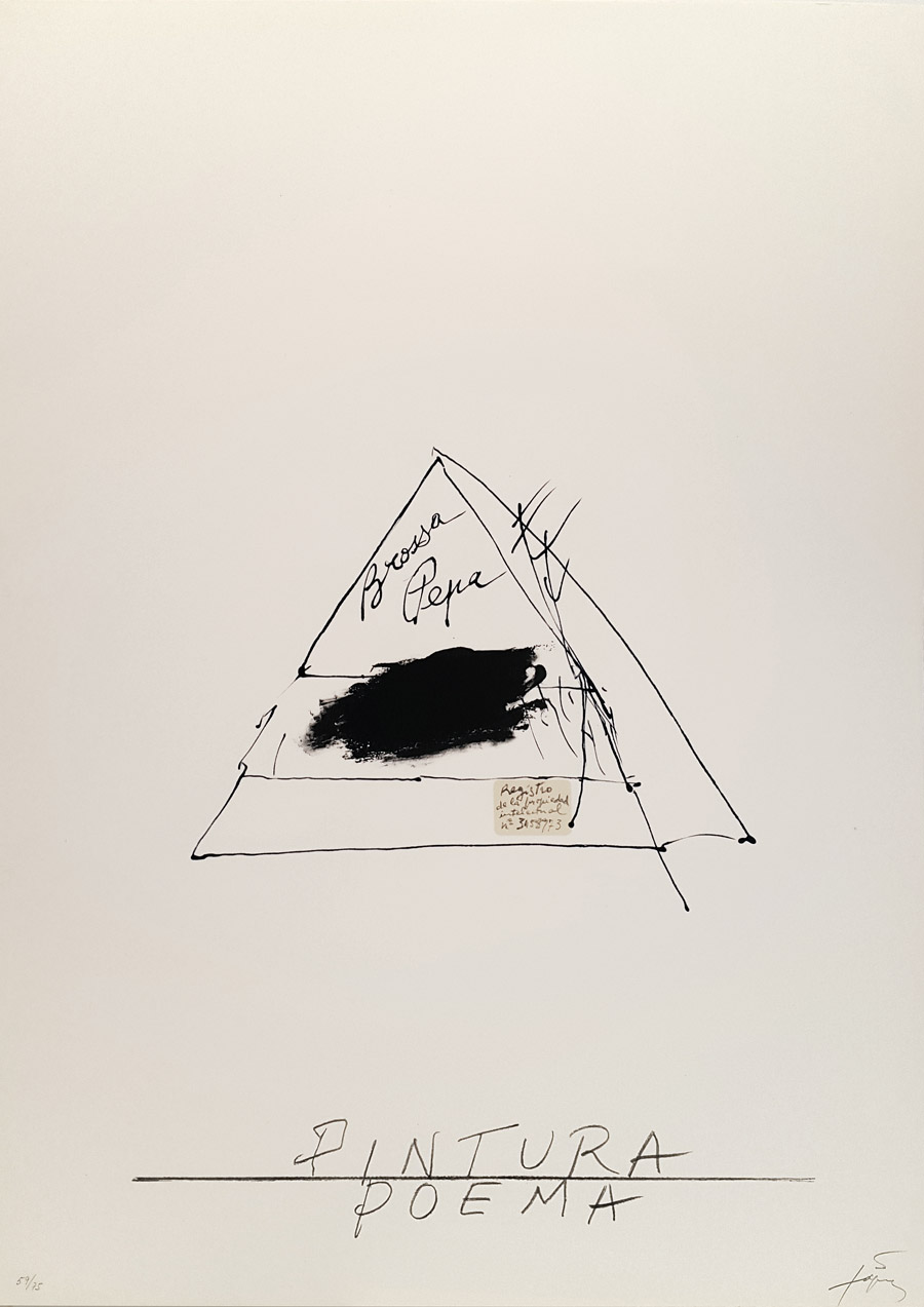 Sans titre from Poems from the catalan by Antoni Tapies