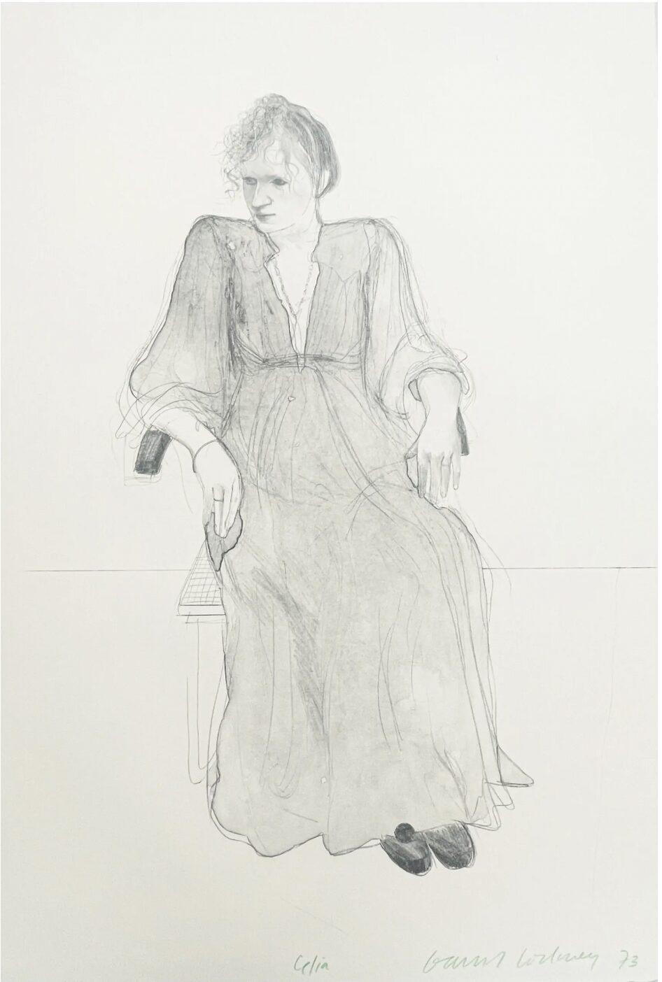 Celia by David Hockney