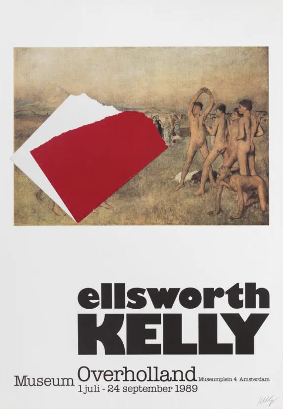 Ellsworth Kelly, Museum Overholland (Degas) by Ellsworth Kelly