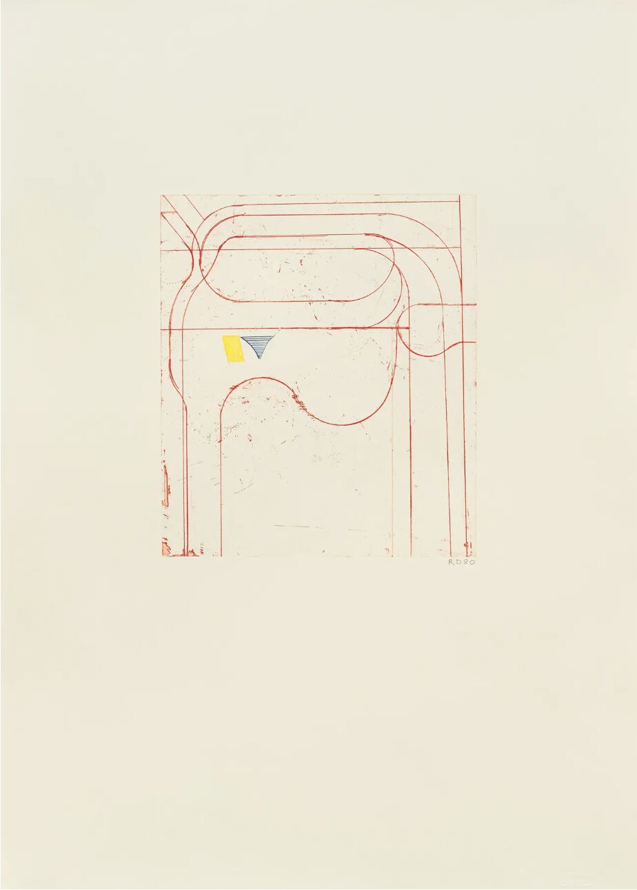 Construct (Red) by Richard Diebenkorn