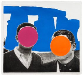 Stonehenge (With Two Persons) Blue by John Baldessari at Mixografia