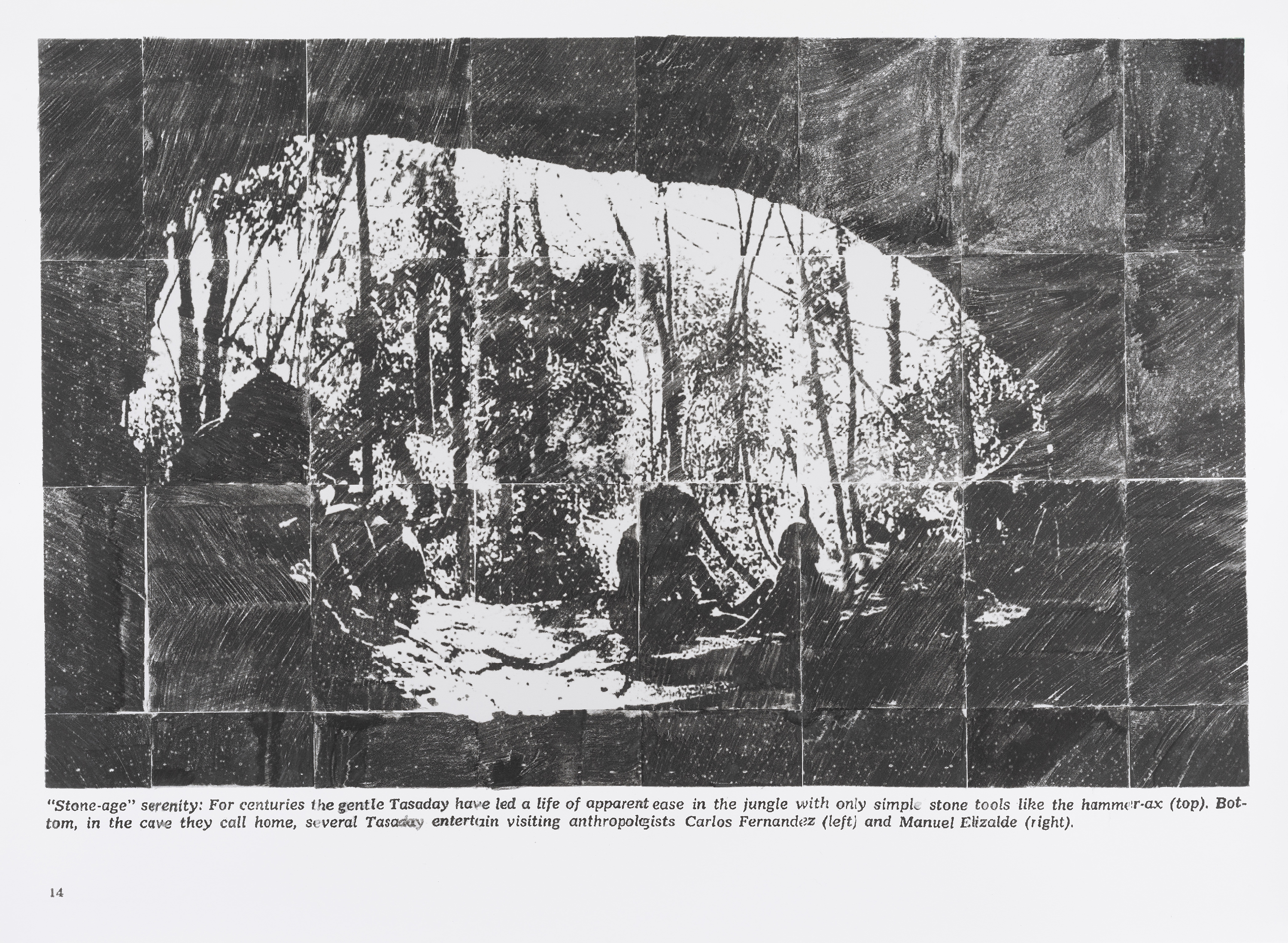 Inverted Cave, The New York Times (Accession No.1974.264, from the collection of the Center for the... by Stephanie Syjuco