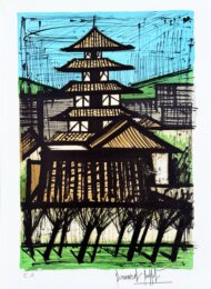 Temple in Kyoto by Bernard Buffet at Epicentrum Art Gallery