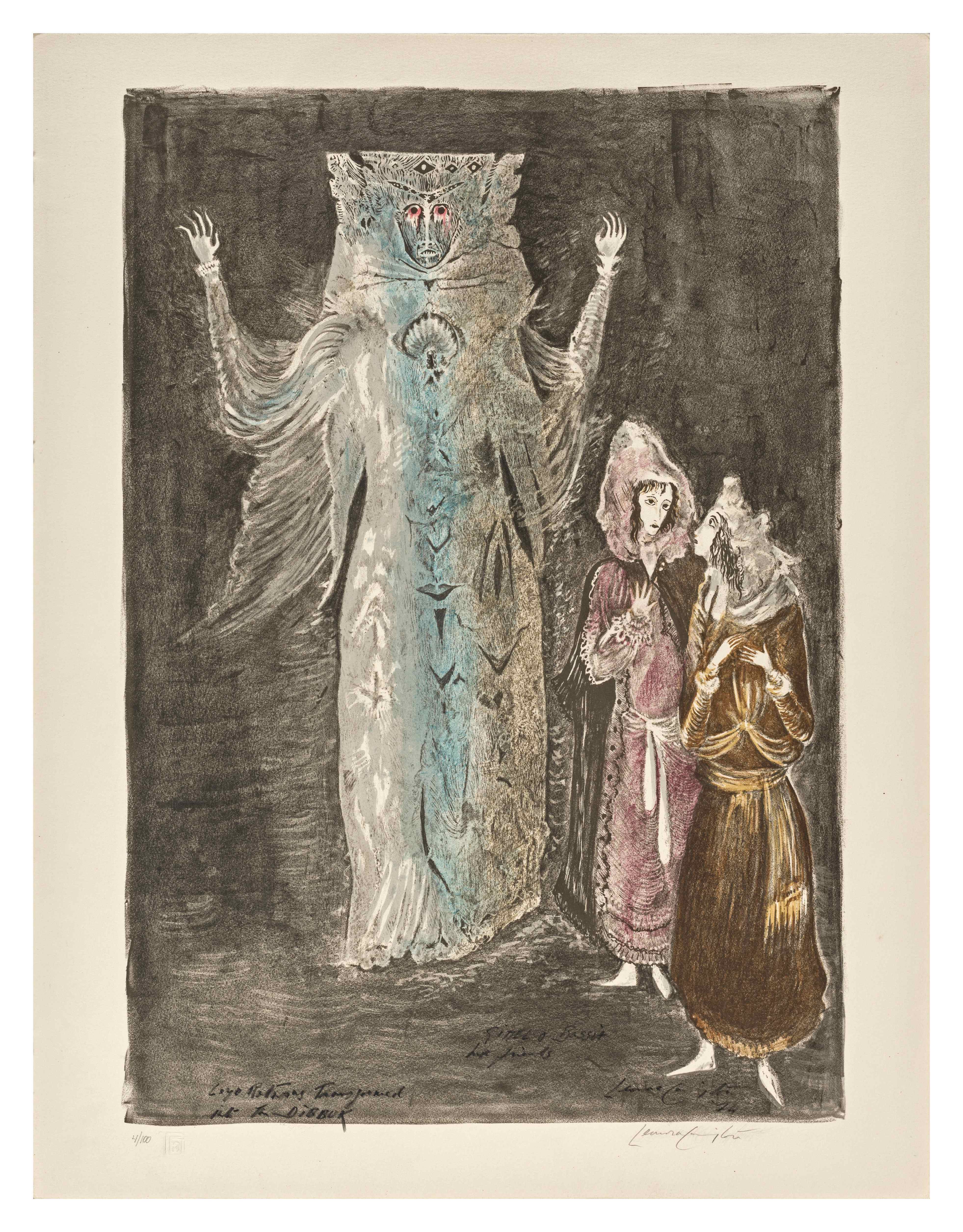 The Dybbuk: Leye Returns Transformed Into The Dybbuk by Leonora Carrington