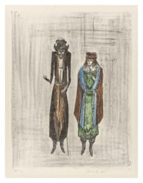 The Dybbuk: Menashe y Rabi Mendl by Leonora Carrington at Mixografia