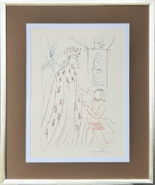 The Knighting of Lancelot by Salvador Dalí at Epicentrum Art Gallery