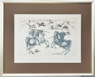 The Knights by Salvador Dalí at Epicentrum Art Gallery