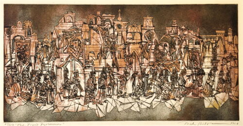 The Pope’s Procession by Mel Silverman at William Chambers Art