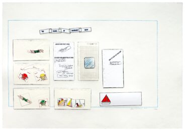 The Travel of Margaret Mary by Lawrence Weiner at Mixografia