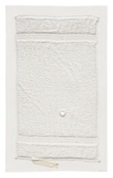 Three Stripe Hand Towel with Hole and Unsewn Label by Analia Saban at Mixografia