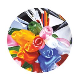 Tulips Coupe Plate by Jeff Koons at Clifton Gallery