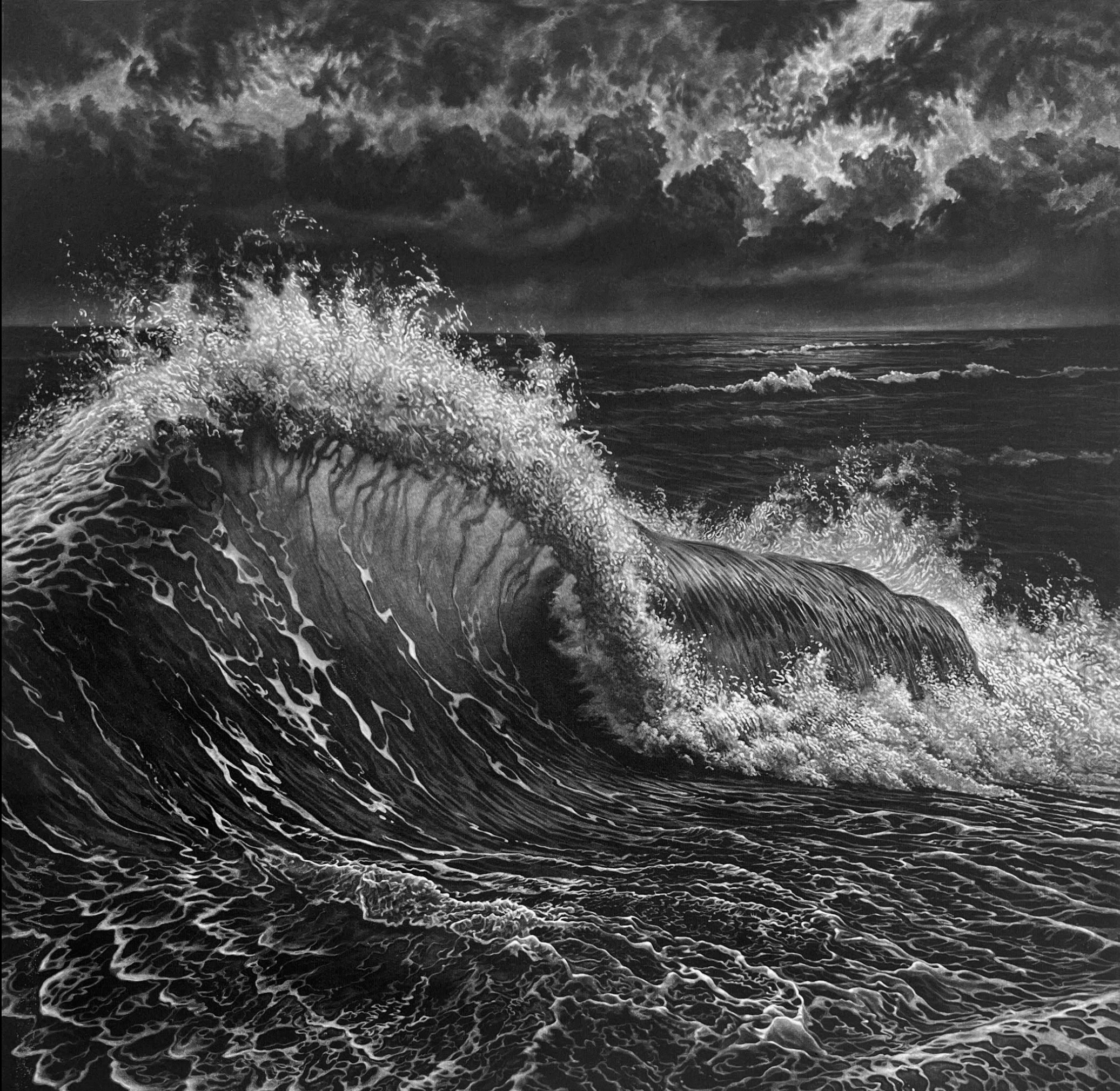 Turbulence (B + W) by Art Werger