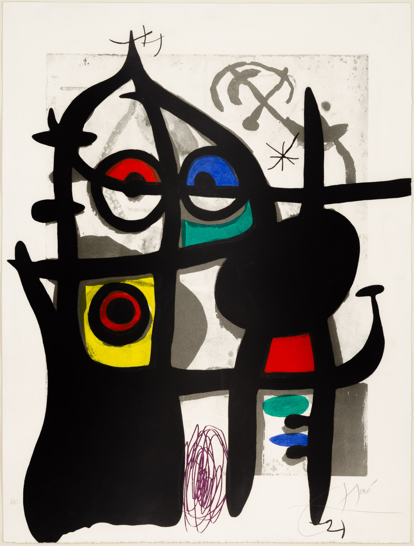 The Captive by Joan Miró