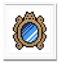 Versailles (Blue) by Invader at Taglialatella Galleries
