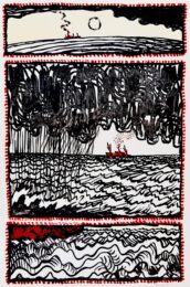 Volturno 3 by Pierre Alechinsky at Epicentrum Art Gallery