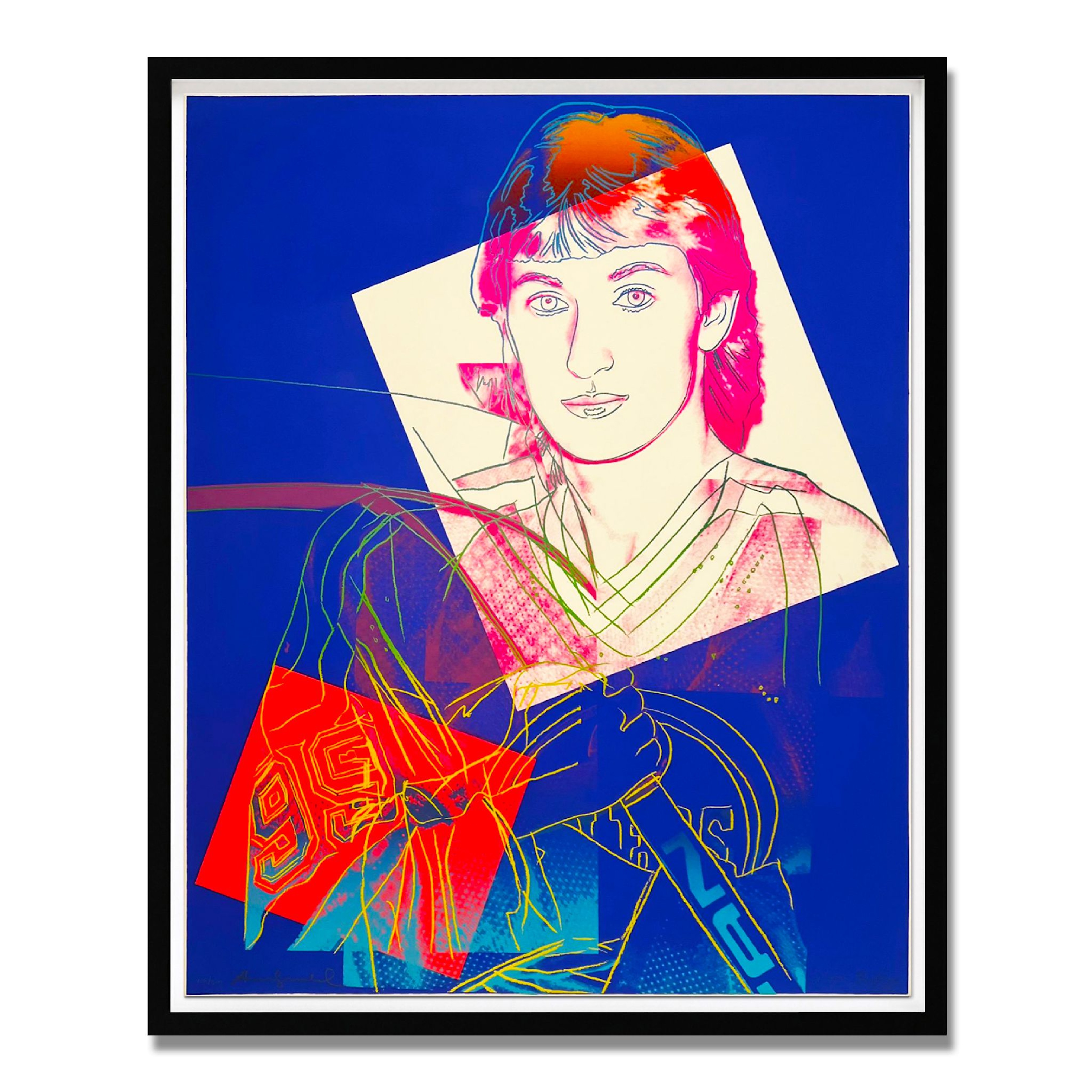 Wayne Gretzky #99 (FS II.306) by Andy Warhol