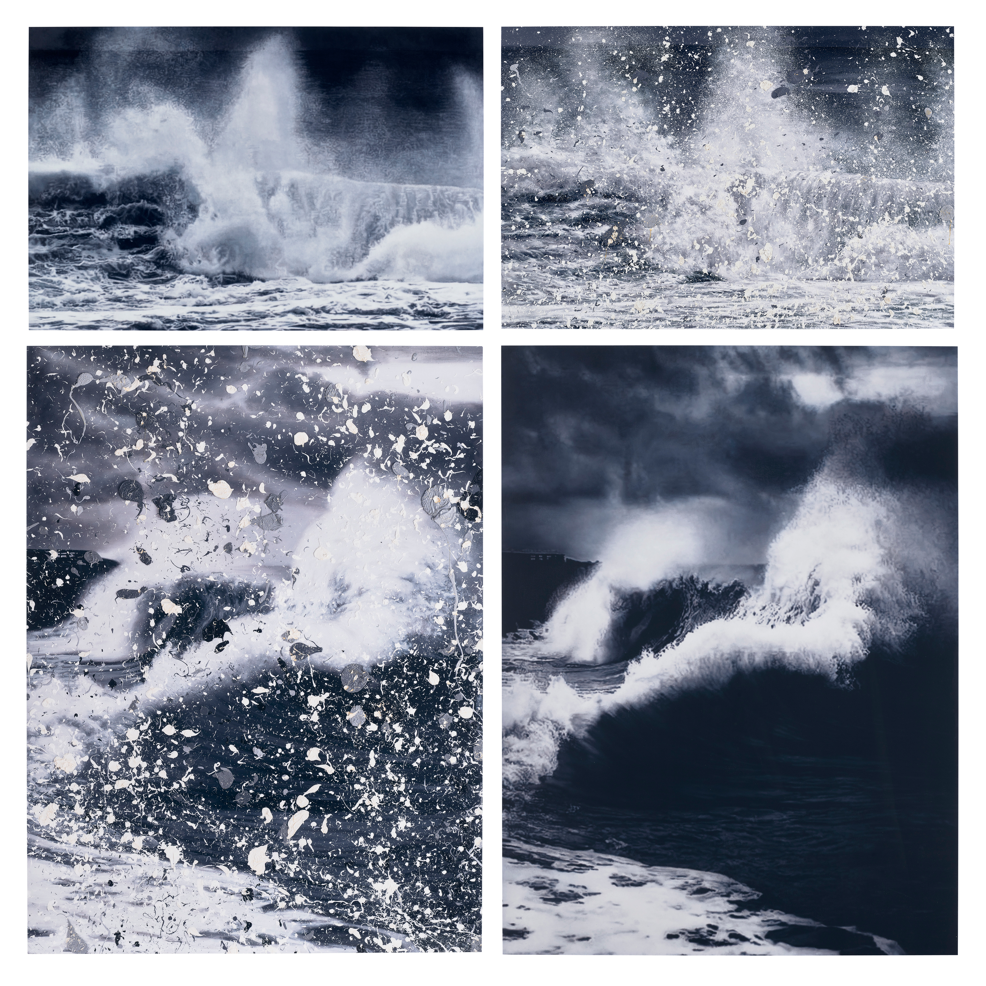 Where The Land Meets The Sea Set of Four by Damien Hirst