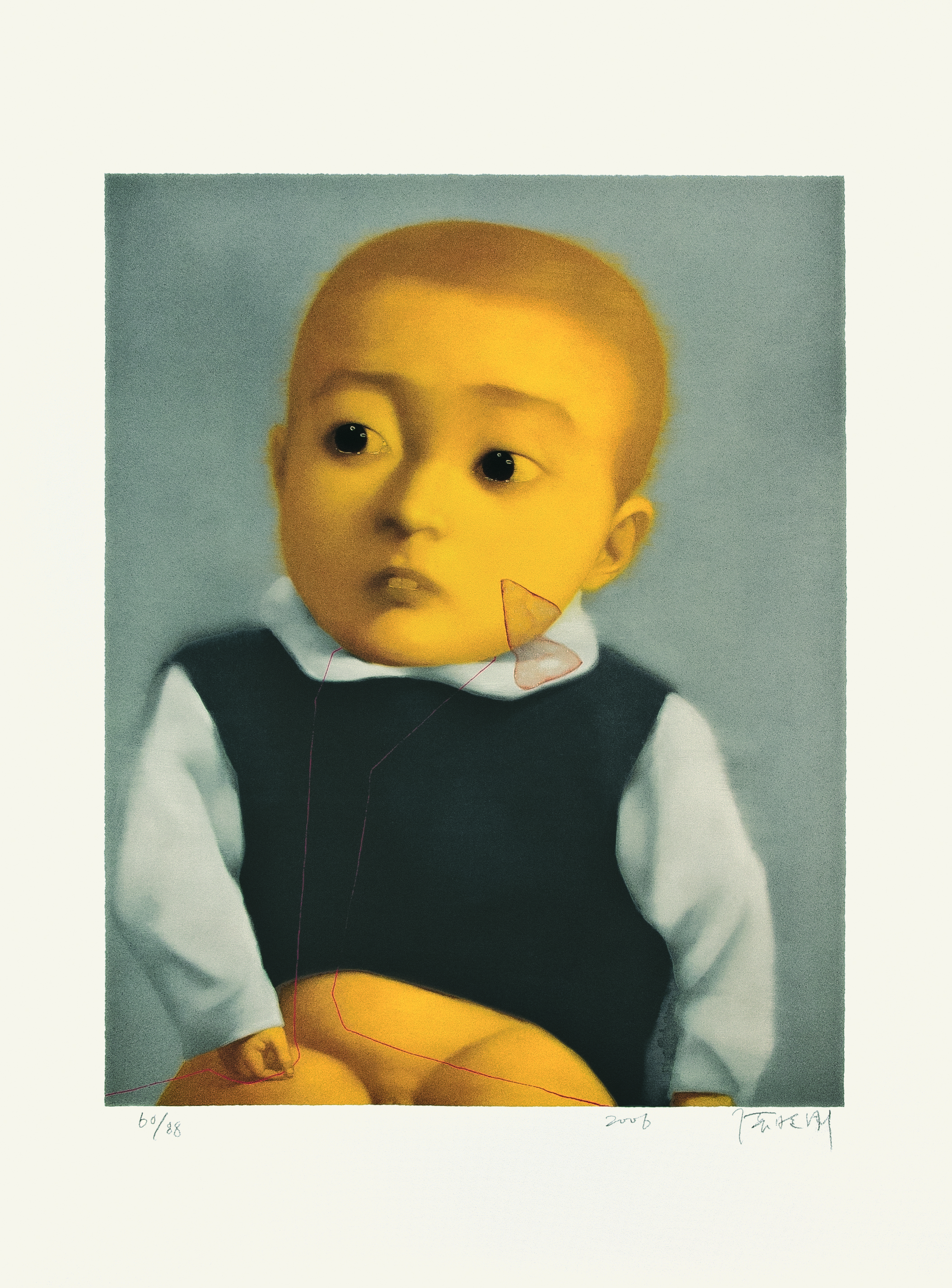 Amnesia and Memory : No. 10 by Zhang Xiaogang