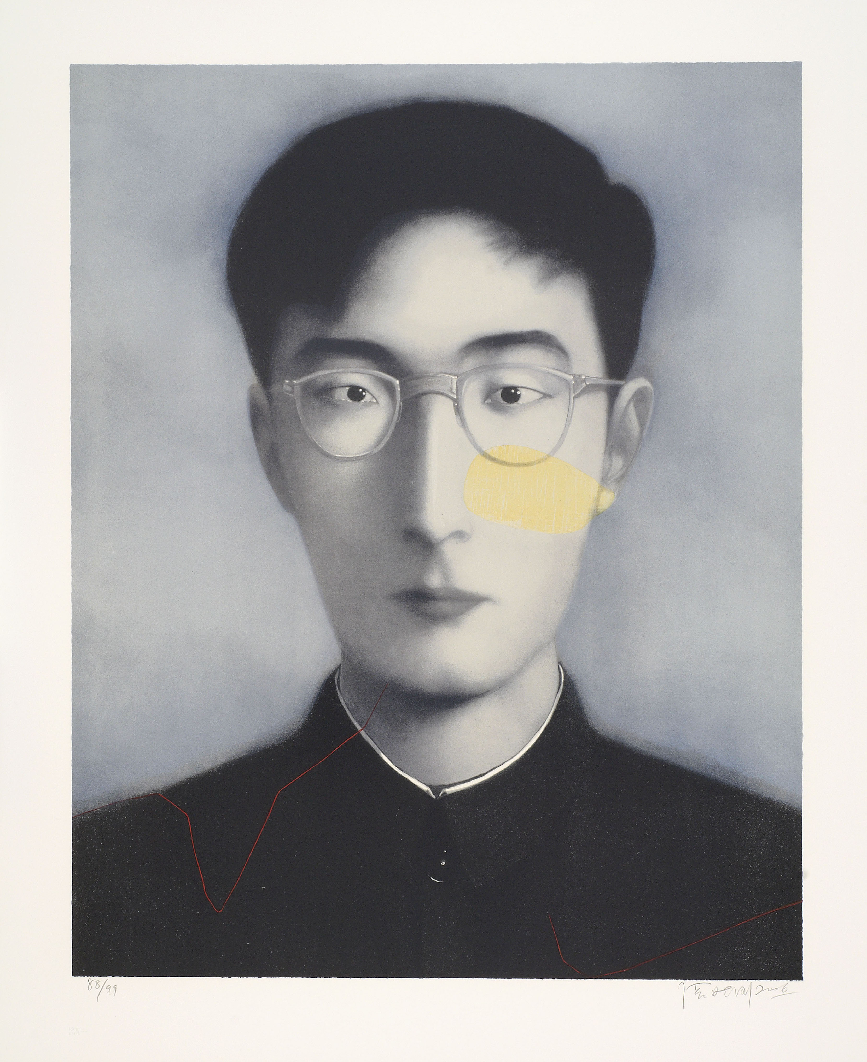 Comrade (Brother) by Zhang Xiaogang