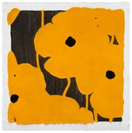 Yellow Flowers by Donald Sultan at Mixografia