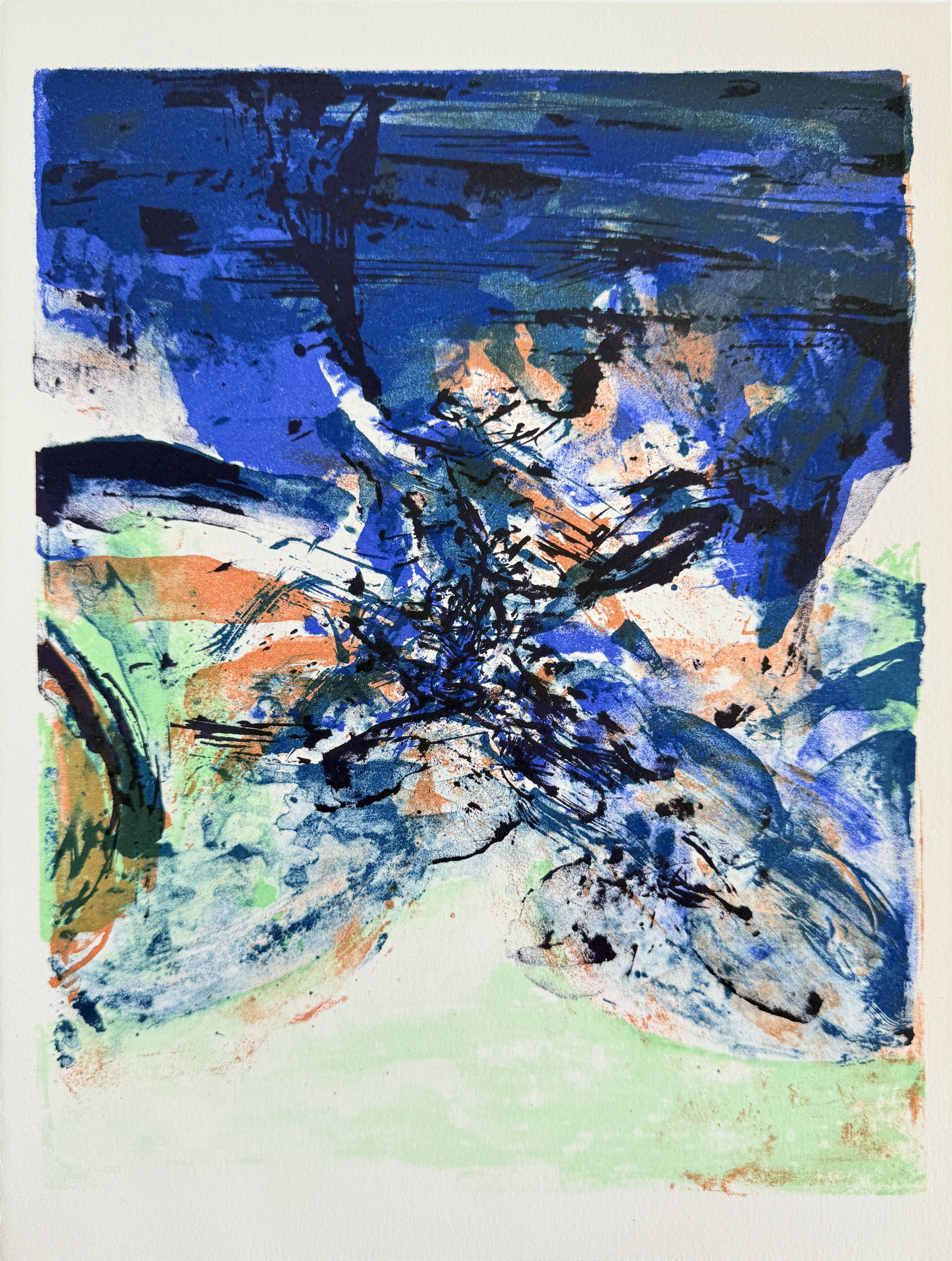 Hommage à San Lazzaro by Zao Wou-ki