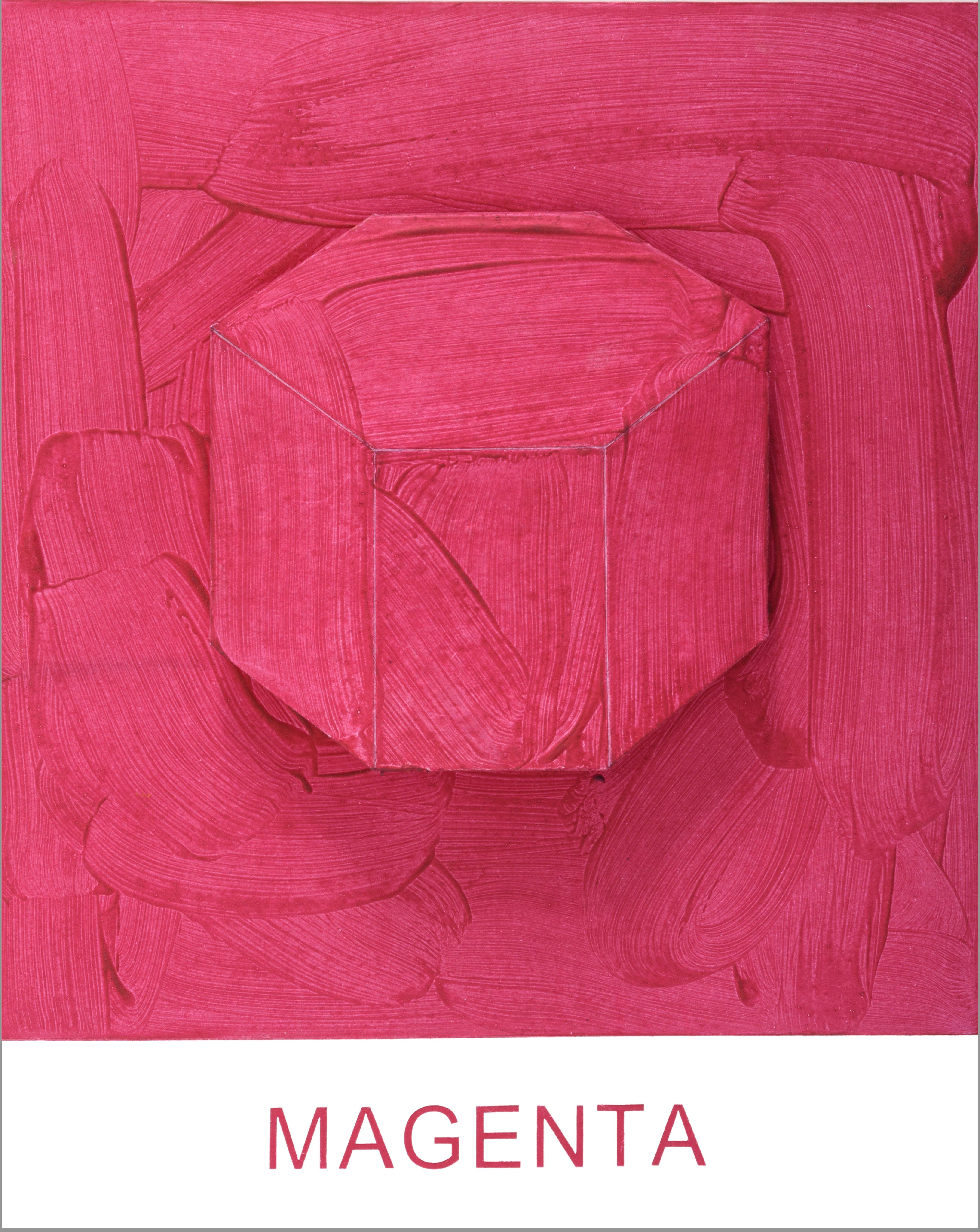 Eight Colorful Inside Jobs: Magenta by John Baldessari