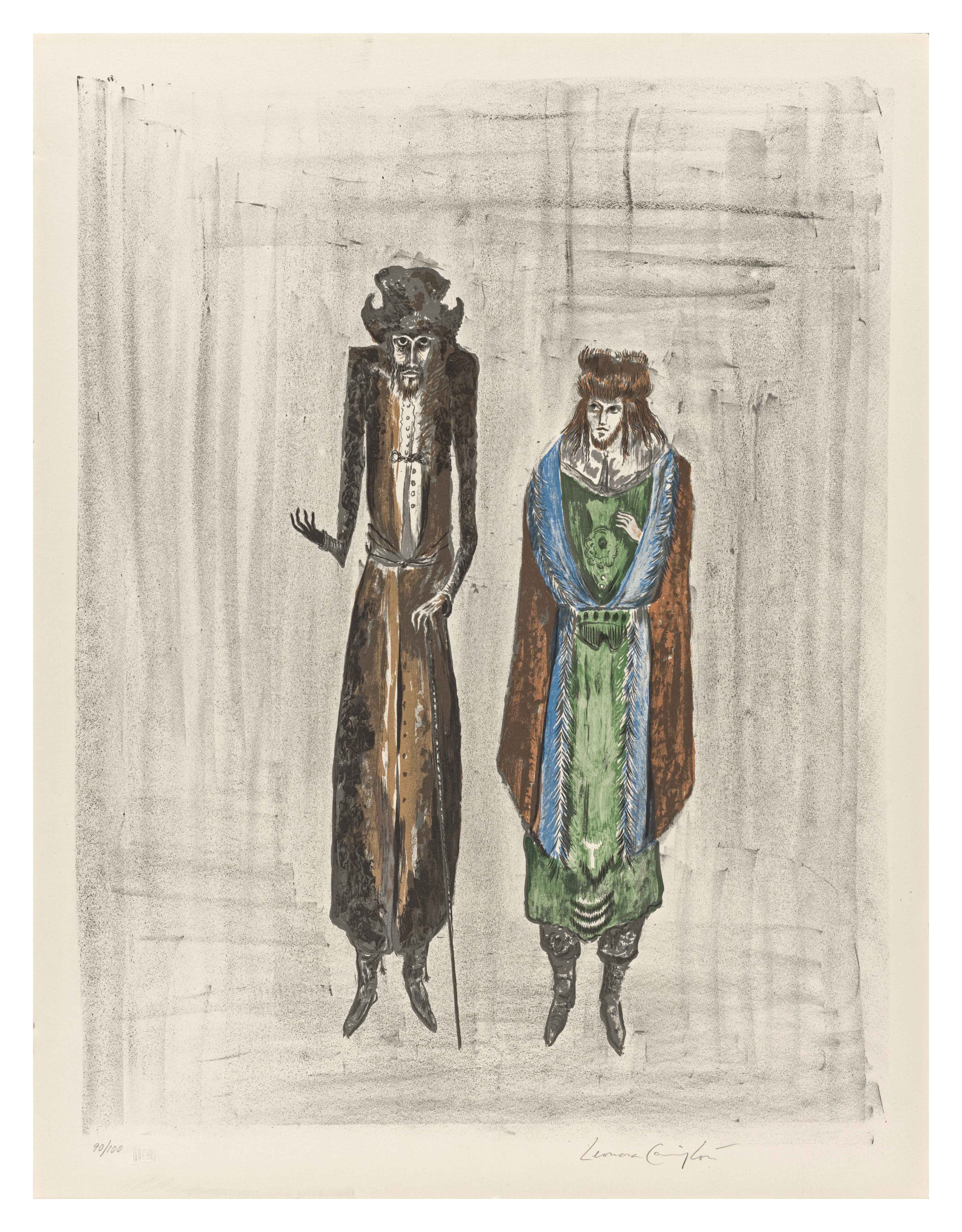 The Dybbuk: Menashe y Rabi Mendl by Leonora Carrington