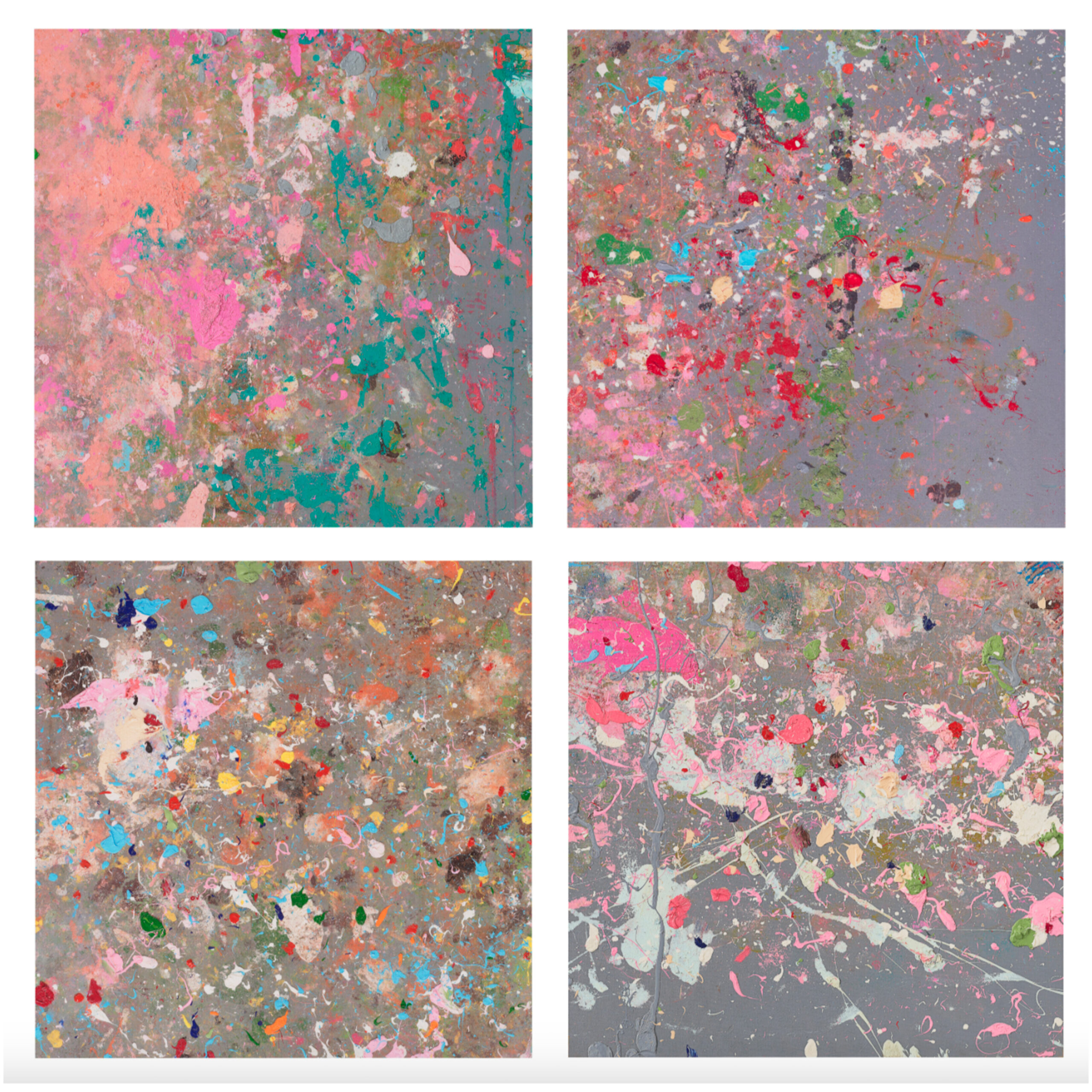 Where The Land Meets The Sea Set of Four by Damien Hirst