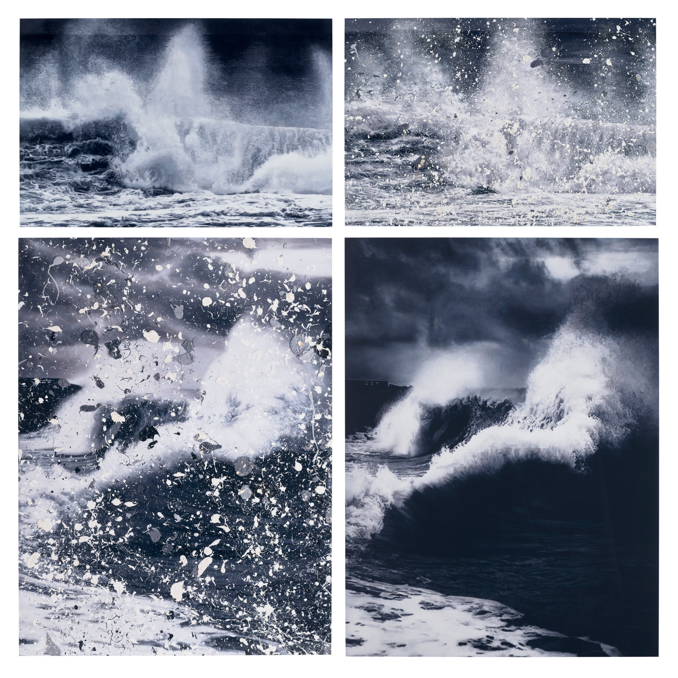 Where The Land Meets The Sea Set of Four by Damien Hirst